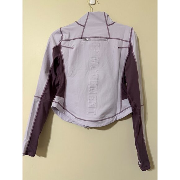 Free People FP Movement Dasher Run Jacket in Lavender Shadow NWT Small $168 - Picture 7 of 11
